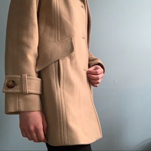 London Fog Wool Trench Coat /Jacket - Tan & Lined